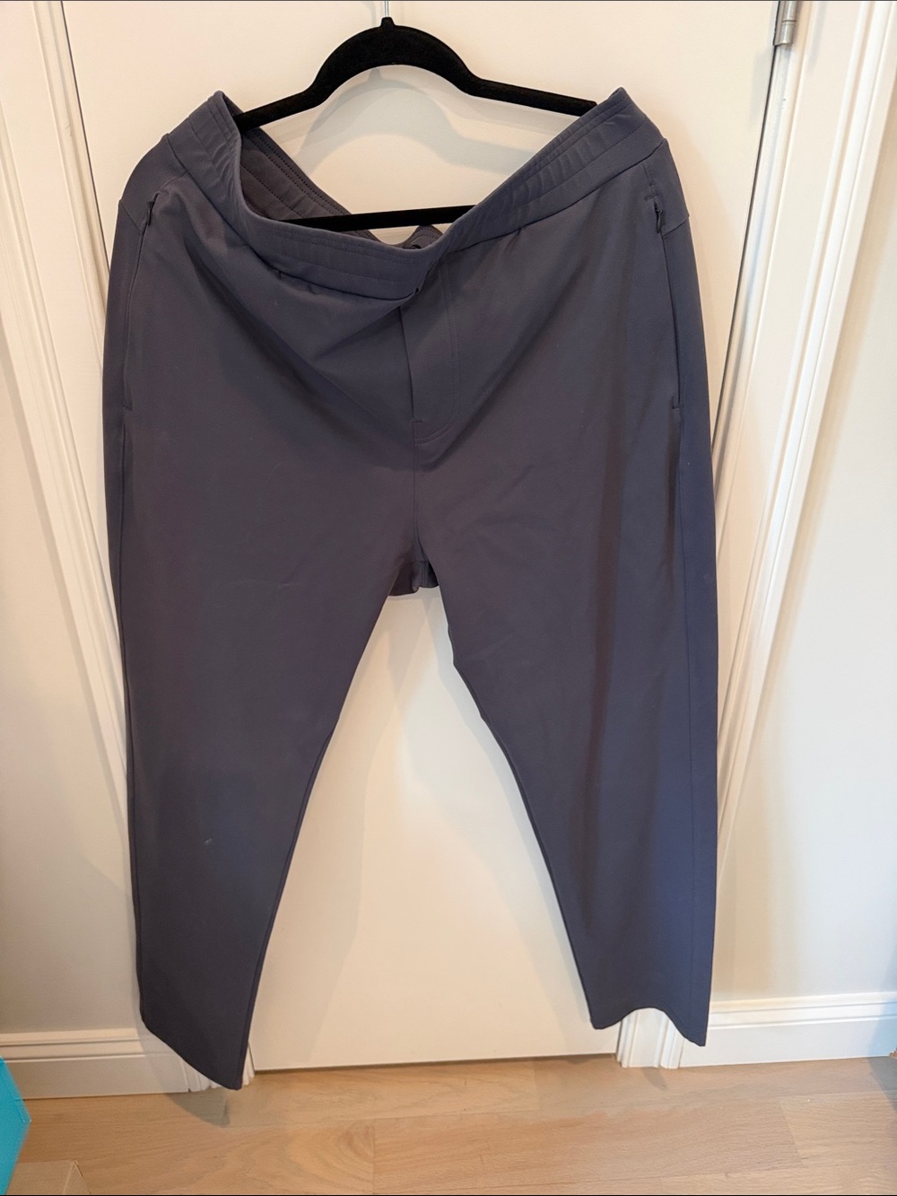 Men's Slate Gray Stretch Chinos - Modern Slim Fit